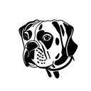 Dog Breed: Boxer, Floppy Ears, Droopy Jaws, 8/31/12-1/23/21, RIP tattoo design idea