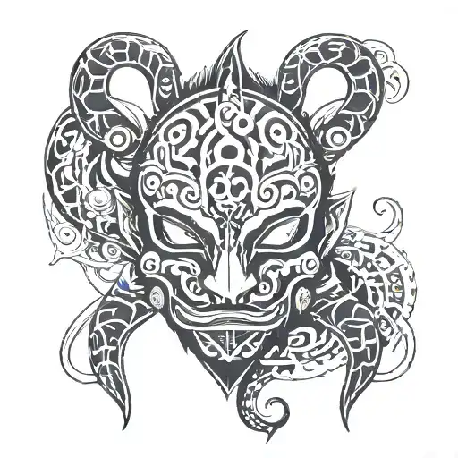 anbu black op masks tattoo design idea