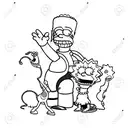 Simpsons  tattoo design idea