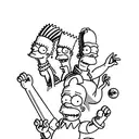 Simpsons  tattoo design idea