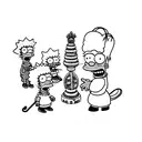 Simpsons  tattoo design idea