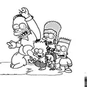 bart dos Simpsons  tattoo design idea