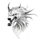 fenrir breaking his chains tattoo design idea
