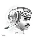 Indian USMC pilot tattoo design idea
