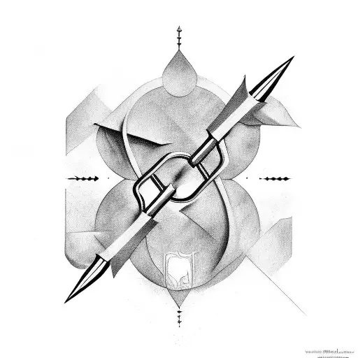 second arrow parable tattoo design idea