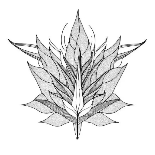 Bird of Paradise tattoo design idea