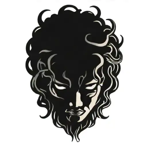 sexy medusa head tattoo design idea