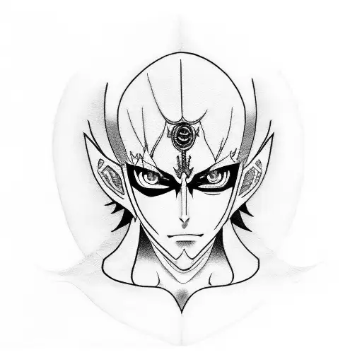 ulquiorra from bleach tattoo design idea