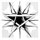 pentagram  tattoo design idea