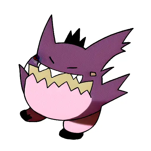 pokemon gengar tattoo design idea