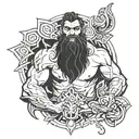 Hephaestus tattoo design idea