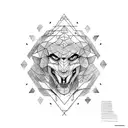 Gojo Satoru tattoo design idea