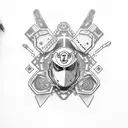 jiraiya as surgeon tattoo design idea