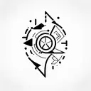 computer component, graphics card, cpu tattoo design idea