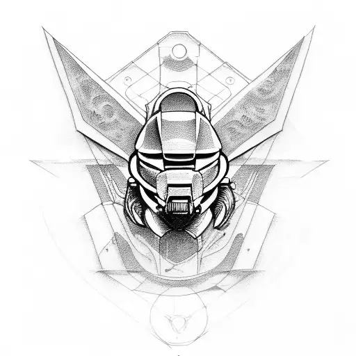 mark of shame from halo tattoo design idea