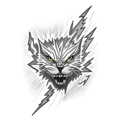 Lightning Bolt tattoo design idea