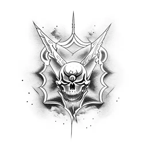 tres espadas  tattoo design idea