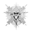 tres espadas  tattoo design idea