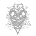 family tree of mother, father, grandmother, grandfather, daughter amd brother tattoo design idea