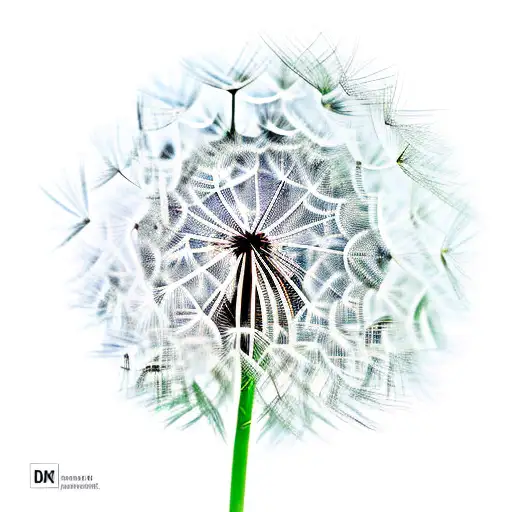 Dandelion tattoo design idea