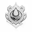 Warner brothers logo but with MB instead of WB tattoo design idea