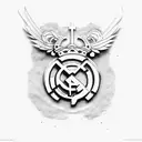 real Madrid  tattoo design idea