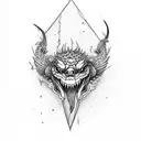 guitar with lightning design on it and rattlesnake wrapped around guitar tattoo design idea