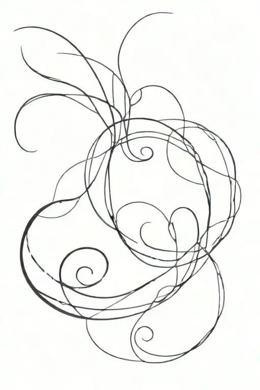 going with the flow tattoo design idea