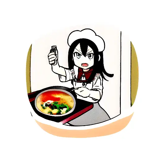 cooking poke tattoo design idea