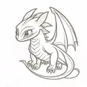 how to train your dragon toothless tattoo design idea