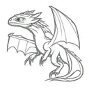 how to train your dragon toothless tattoo design idea
