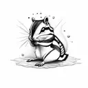 chipmunks qui font des conneries tattoo design idea