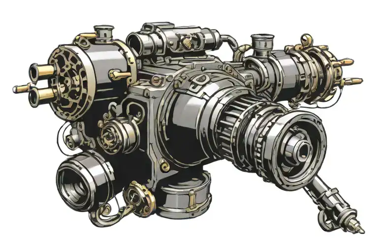 arsenal canon tattoo design idea