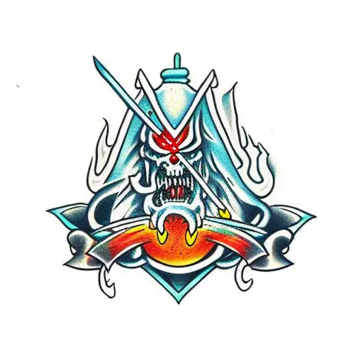 demon blood sword from adventure time  tattoo design idea