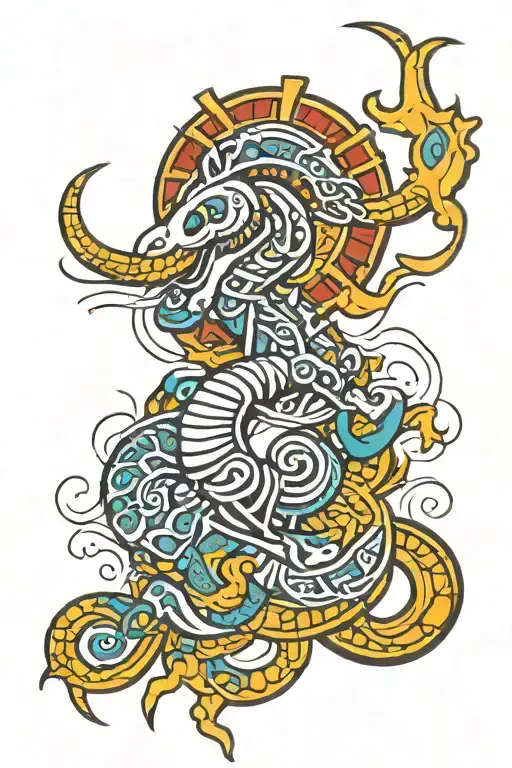 kokopelli scorpio Gemini cancer Aquarius tattoo design idea