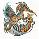 kokopelli scorpio sleeve tattoo tattoo design idea