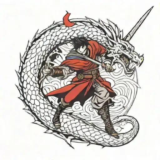 Berserk Guts wielding the Dragon Slayer tattoo design idea