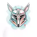 The mandalorian  tattoo design idea