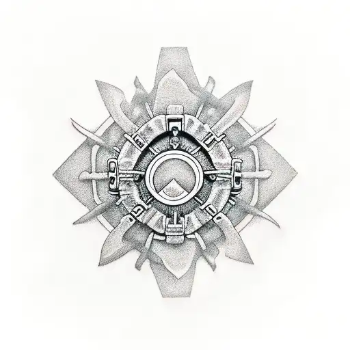 somthing that represents strength peace responsibility and cool blooded tattoo design idea