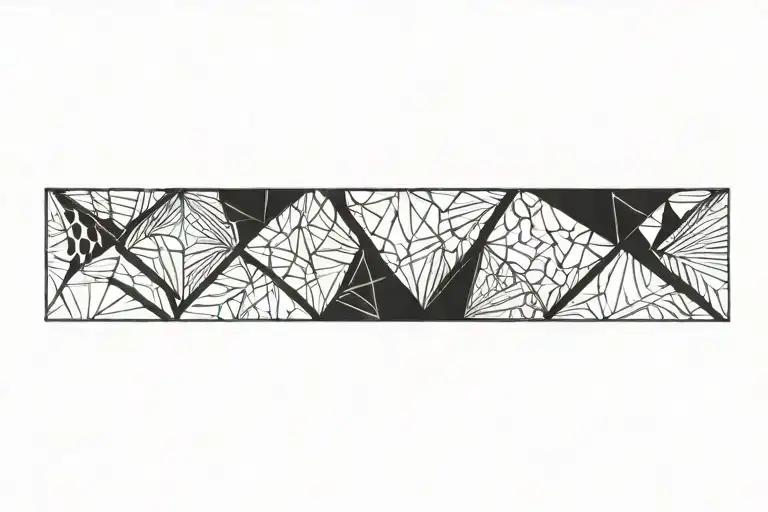 diamond tattoo design idea