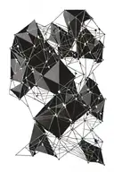 solid black diamond tattoo design idea