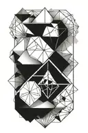 diamond tattoo design idea