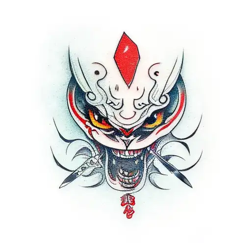 shaco's knife tattoo design idea