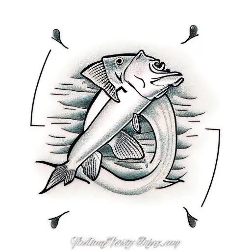 womens bass fish tattoo｜TikTok Search