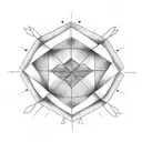 Circle but imperfect tattoo design idea