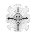 cross, autism puzzle piece, & tattoo design idea