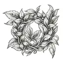laurel wreath that symbolizes victory tattoo design idea