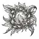 laurel wreath that symbolizes victory tattoo design idea