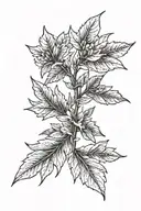 Laurel wreath tattoo design idea
