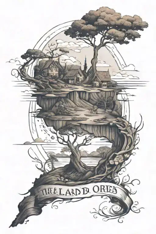 Christian the land is wide open to you god will hand it over to you it's a place where you will have everything you coul tattoo design idea